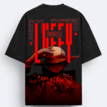 Luffy (One Piece) Printed Oversized T-Shirt 100% Cotton Best print Quality